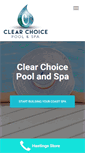 Mobile Screenshot of clearchoicepoolandspa.com